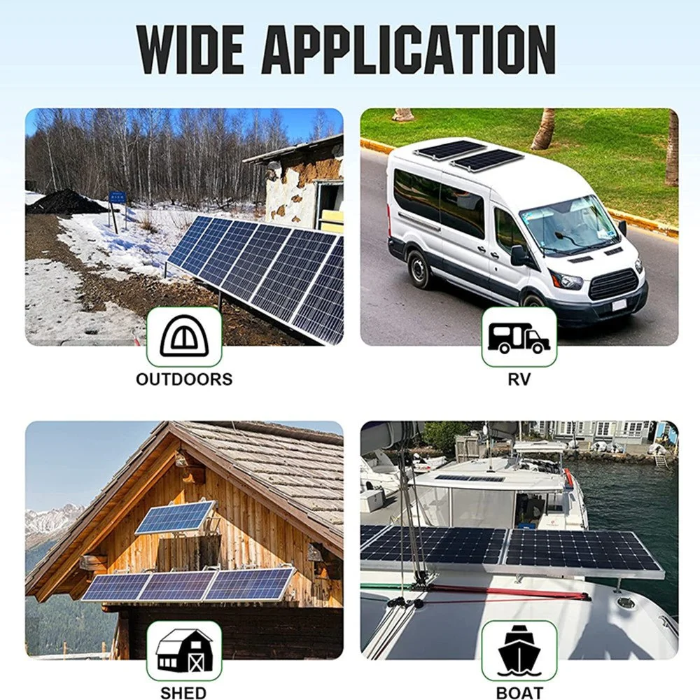 400W 12V (4x100W) Complete MPPT Off Grid Solar Kit - Image 11