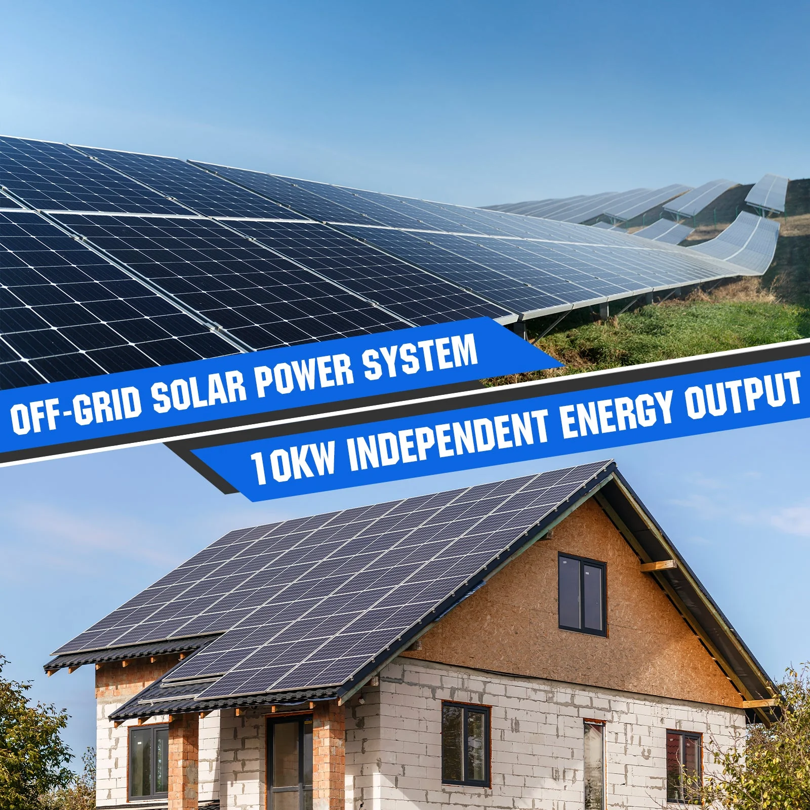 Eco-Worthy 10kw Complete Off-Grid Solar Power System |20.48kWh to 30.72kWh Battery | 10000W 120/240V | 8260W to 10620W PV - Image 9
