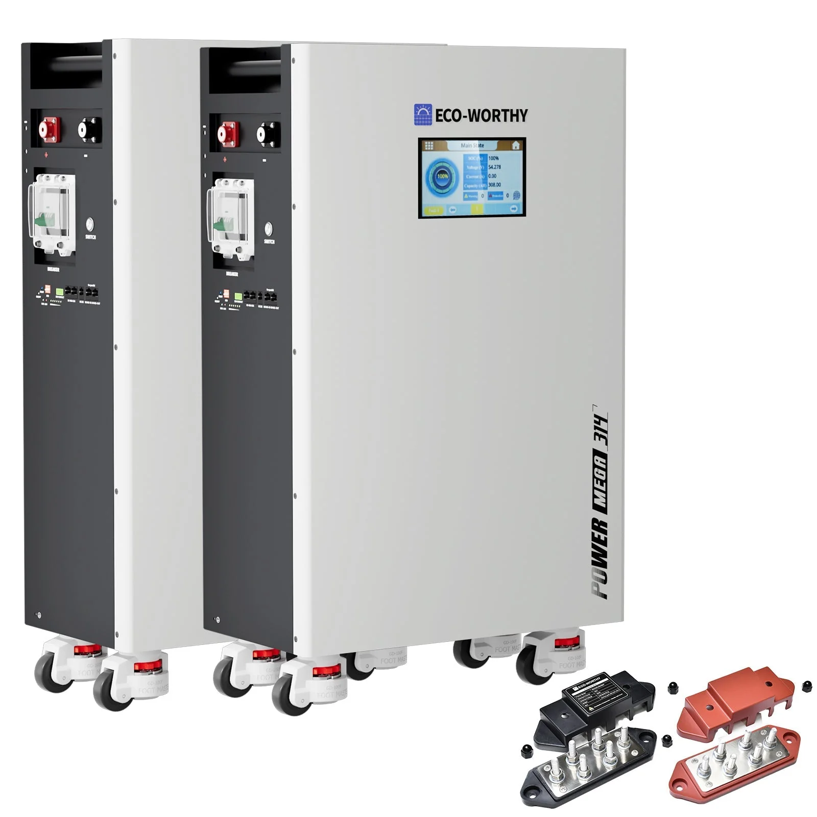 Eco-Worthy PowerMega 314 | 51.2V 314AH Lithium Battery 16kWh | Bluetooth & WiFi | Active Balance - Image 12