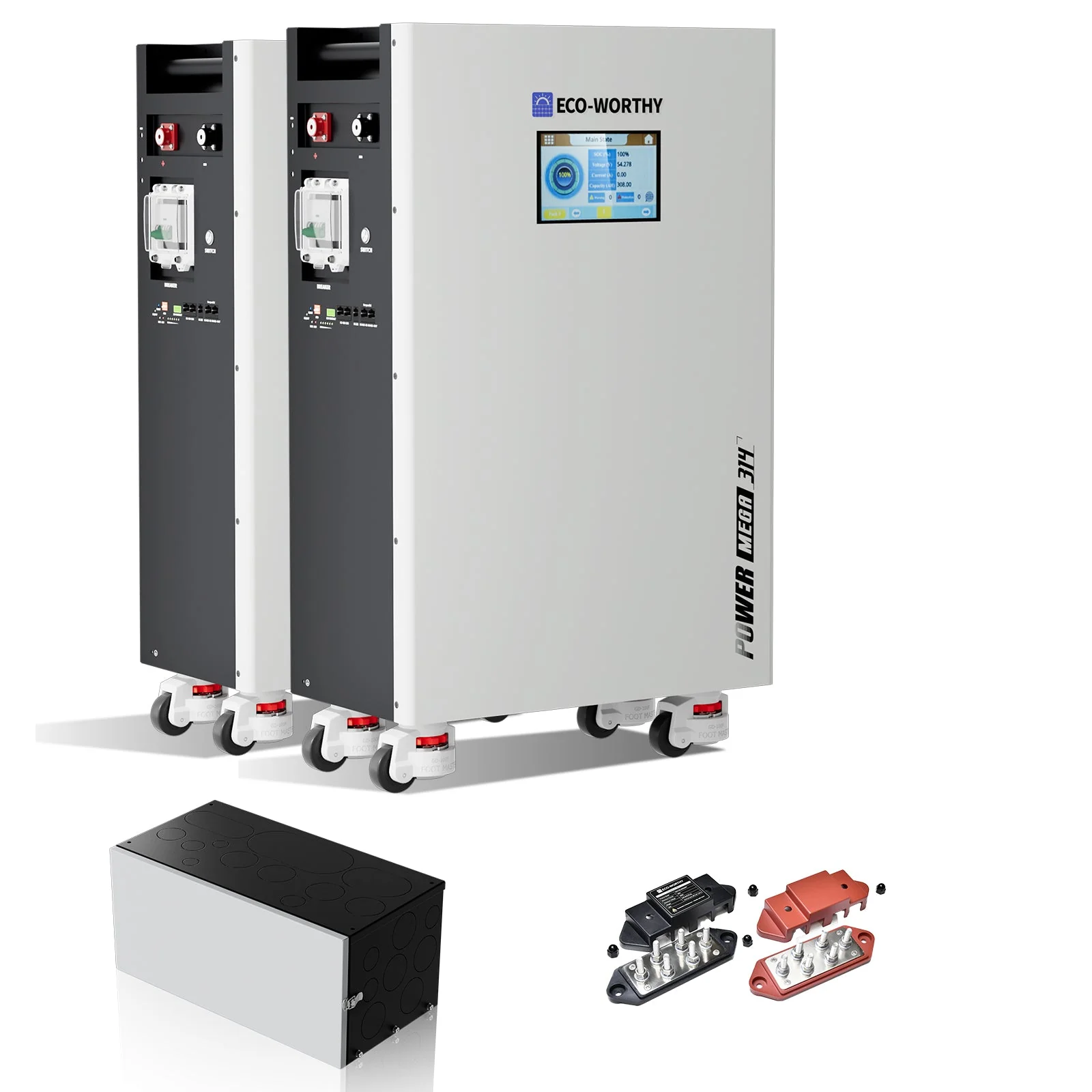 Eco-Worthy PowerMega 314 | 51.2V 314AH Lithium Battery 16kWh | Bluetooth & WiFi | Active Balance - Image 14